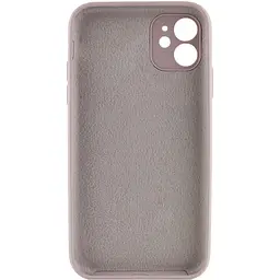 Чохол Silk Full Camera Protective (AA) NO LOGO для Apple iPhone 12 (6.1") Сірий / Lavender - мініатюра 2