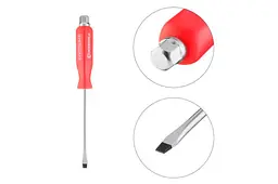 Викрутка ударна плоска шліцьова Intertool SL6 х 125 мм HT-0483 - мініатюра 2
