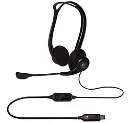 Навушники з мікрофоном Logitech PC 960 USB (981-000100)