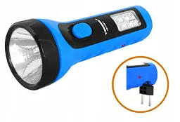 Ліхтар акумуляторний ручний 5+6 LED бічна панель зарядка від 220в світить до 18 години ліхтарик - мініатюра 5