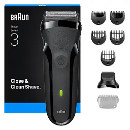 Бритва Braun Series 3 300BT Black/Black - мініатюра 8