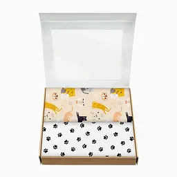 Пелюшки багаторазові Cosas дитячі Cats CS1 2 шт., 80х100 см, бежеві - мініатюра 2