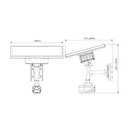 4G IP-відеокамера 4Mp TVT TD-9846SP1(BA/G4/WR2) f=2.8mm з сонячною батареєю, з мікрофоном, повнокольорова (77-00359) - мініатюра 2
