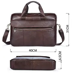 Сумка чоловіча під ноутбук Vintage 40х31х6,5 см sum0028932 - мініатюра 3