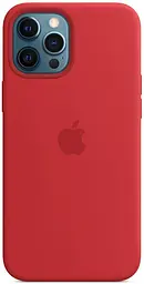 Чохол силіконовий оригінальний Silicone Case with MagSafe MHLF3ZE/A для Apple iPhone 12 Pro Max (6.7") Red