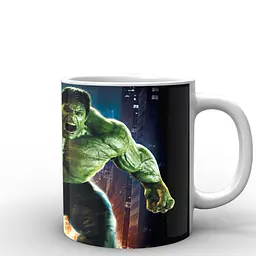 Кухоль GeekLand Халк Hulk сюжет HU.02.008 330 мл білий - мініатюра 3