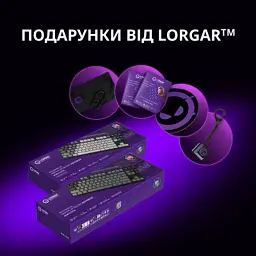 Клавіатура Lorgar Azar 514TKL RGB Mechanical USB UA White/Grey (LRG-GK514TKL-WH-UA) - мініатюра 12