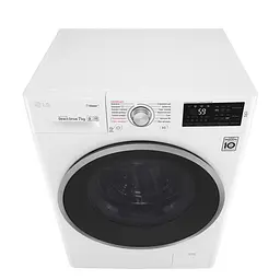 Пральна машина LG з фронтальним завантаженням F2J6HS1W, 7кг, 1200, A+++-10%, Пар, глибина 45см, Дисплей, Інвертор, Білий (F2J6HS1W) - мініатюра 10