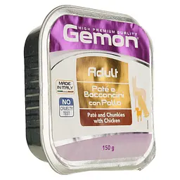 Вологий корм Gemon Dog Wet Adult курка, 150 г (70300292) - мініатюра 2