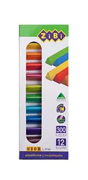 Пластилін KIDS Line, 12 кольорів, 300 г