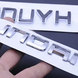 Емблема напис Hyundai роздільний напис скотч 3M 160 x 25 мм - мініатюра 2