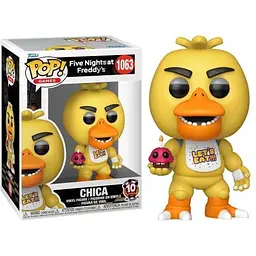 Фігурка Funko Pop П'ять ночей з Фредді Чіка Five Nights at Freddy's Chica 10 см FP FNAF C 1063