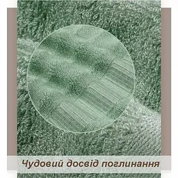 Набір рушників Lovely Svi 3 шт.: 70 x 140 см, 50 x 90 см, 33 x 33 см Зелений (701404) - мініатюра 5