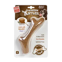 Іграшка для собак Waudog Ріг жувальний GiGwi Wooden Antler дерево полімер M - мініатюра 2