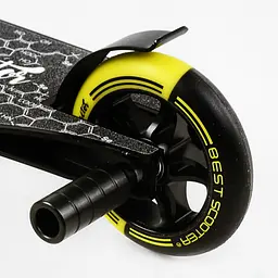 Самокат трюковий Best Scooter 55х85 см Чорно-жовтий 000231345 - мініатюра 5