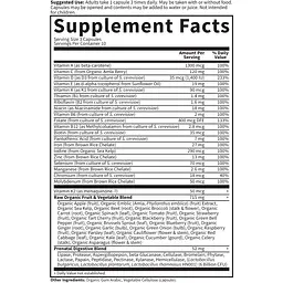 Вітаміни для вагітних Garden of Life RAW Prenatal Vitamin Code 30 капсул (GOL11589) - мініатюра 2