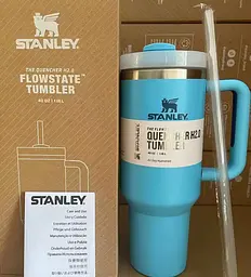Термокухоль Stanley Quencher H2.0 Tumbler з неіржавкої сталі 1,18 л Lagoon KT6007823