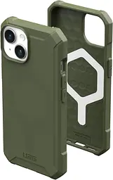 Оригинальный противоударный чехол для Iphone 15/14/13 UAG Essential Armor MagSafe Olive Drab 114288117272 - миниатюра 1