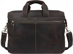 Сумка 14567 із вінтажної шкіри Vintage коричнева - мініатюра 8