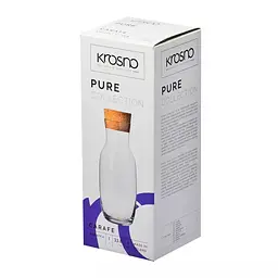 Графин Krosno Pure, скло, 1 л (792491) - мініатюра 3