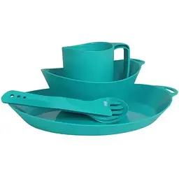 Набір Lifeventure Ellipse Camping Tableware Set Бірюзовий (1012-75801)