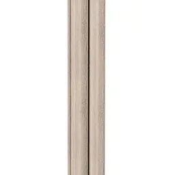 Рейка декоративна Wall Sticker PS 2900х120х12 мм Сріблястий дуб SW-00002143- - мініатюра 5