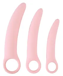 Набір фалоімітаторів Sweet Smile Vaginal Trainers 3 шт рожевий - мініатюра 2