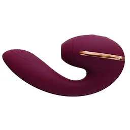 Вакуумний вібратор Kistoy Tina Mini Violet, вагінально-кліторальний KisToy SO4953 91838 - мініатюра 1