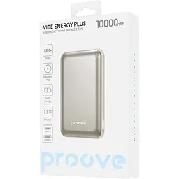 Зовнішній акумулятор Proove Vibe Energy Plus 10000mAh 22.5W Gold (PBVE15012213) [161710] - мініатюра 5