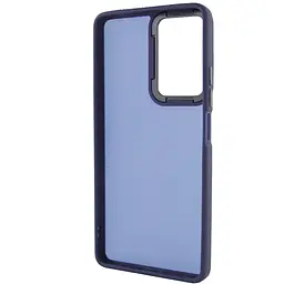 Чохол TPU+PC Lyon Frosted для Realme C55 Navy Blue - мініатюра 3