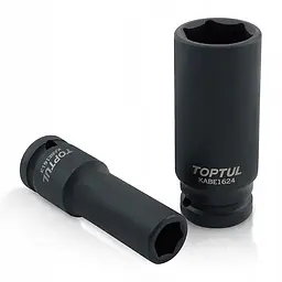 Набір головок ударних довгих 1/2" 10-32мм 14од. Toptul hoz0014696 - мініатюра 4