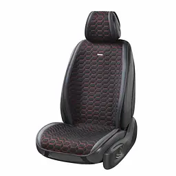 Комплект премиум накидок для сидений BELTEX Monte Carlo, black-red(BX81110)