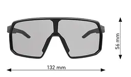 Окуляри CRATONI Skyvision black matt з димчастими лінзами - мініатюра 3