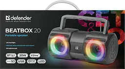 Портативна колонка Beatbox 20 20Вт, Black Defender teh0027067 - мініатюра 9