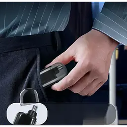 Триммер для носа и ушей, от USB, 8000 об./мин/триммер для носа/триммер для ушей Черный - миниатюра 5