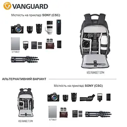 Рюкзак Vanguard VEO Range T 37M Black (VEO Range T 37M BK) - мініатюра 8