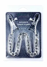 Затискачі для сосків Exclusive Nipple Clamps No.9 сріблясті - мініатюра 4