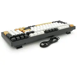 Механічна ігрова клавіатура з підсвічуванням iMICE GK-500 USB Wired Type-C, Eng/Укр/Рус, Black - мініатюра 4