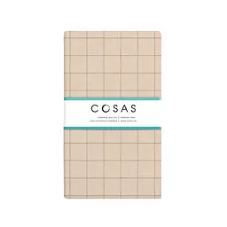 Простирадло Cosas на резинці 80х190х25 beige geometry, бежевий (CellAshbeige_80х190х25) - мініатюра 3