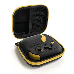 Геймпад iPega PG-9211B з підтримкою Android/IOS чорно-жовтий у комплекті з кейсом на карабіні - мініатюра 2