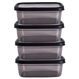 Набір контейнерів Violet House Pratic 0.7 л 4 шт. (0507 PRATIC /НАБОР 4 шт /квадр./0.7л) - мініатюра 3