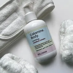 Заспокійливий крем Hollyskin Calamine Body з Каламіном для проблемних ділянок на шкірі 200 мл - мініатюра 2