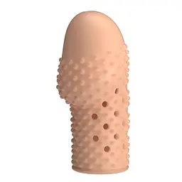 Насадка на пеніс Pretty Love Penis Sleeve Becks, 8 см (тілесний) - мініатюра 2