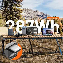 Портативна зарядна станція Litheli FLINT В288, 300Вт, 287 Вт·год + 2 Power Bank - мініатюра 8