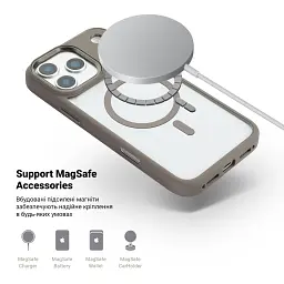 Чохол ArmorStandart Unit MagCase для Apple iPhone 17 Pro Max Titanium Grey - мініатюра 4