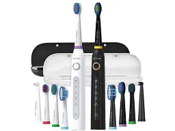 Електрична зубна щітка Pecham Black and White Travel Set (0290119010100)