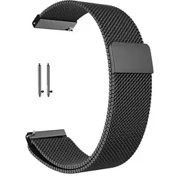 Ремінець до смарт-годинника BeCover Milanese Style для Samsung Galaxy (20mm)/Watch 5/ Watch 4.../Gear S2 Classic/Gear Sport Gray (707673) - мініатюра 4