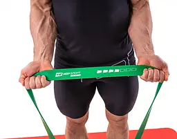 Резинка для фітнесу Hop-Sport 23-57кг HS-L044RR зелена - мініатюра 12