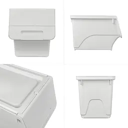 Білий контейнер для зберігання 45.5x28.5x31cm SW-00002421 - мініатюра 4