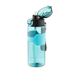 Пляшка для води Ardesto Fitness 800 мл пластик блакитна (AR2280EB) - мініатюра 3